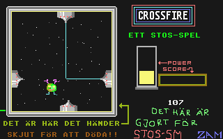 Crossfire atari screenshot